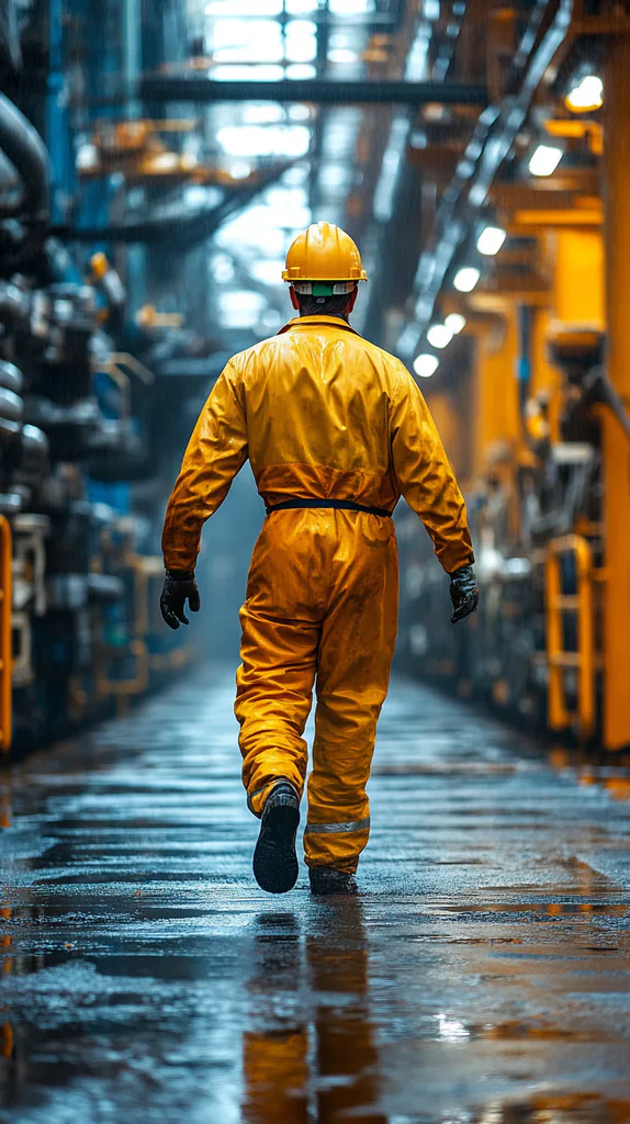 Work in a modern manufacturing facility